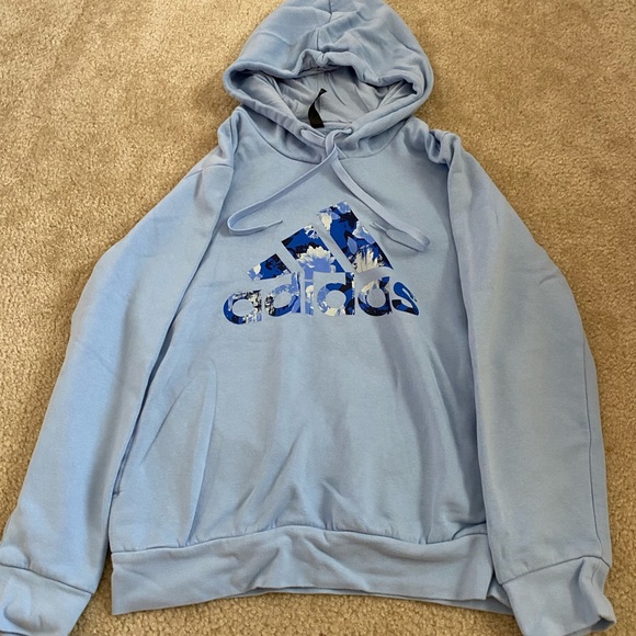 adidas Sweaters - Adidas Blue Sweatshirt. Size S